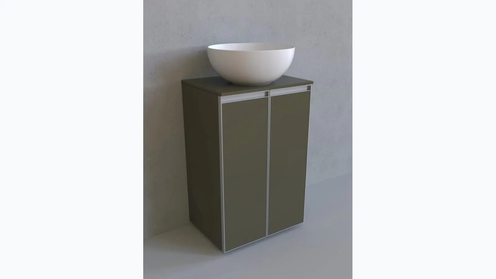 Mobile da Bagno a terra Cubika 37 cm 50 Flaminia