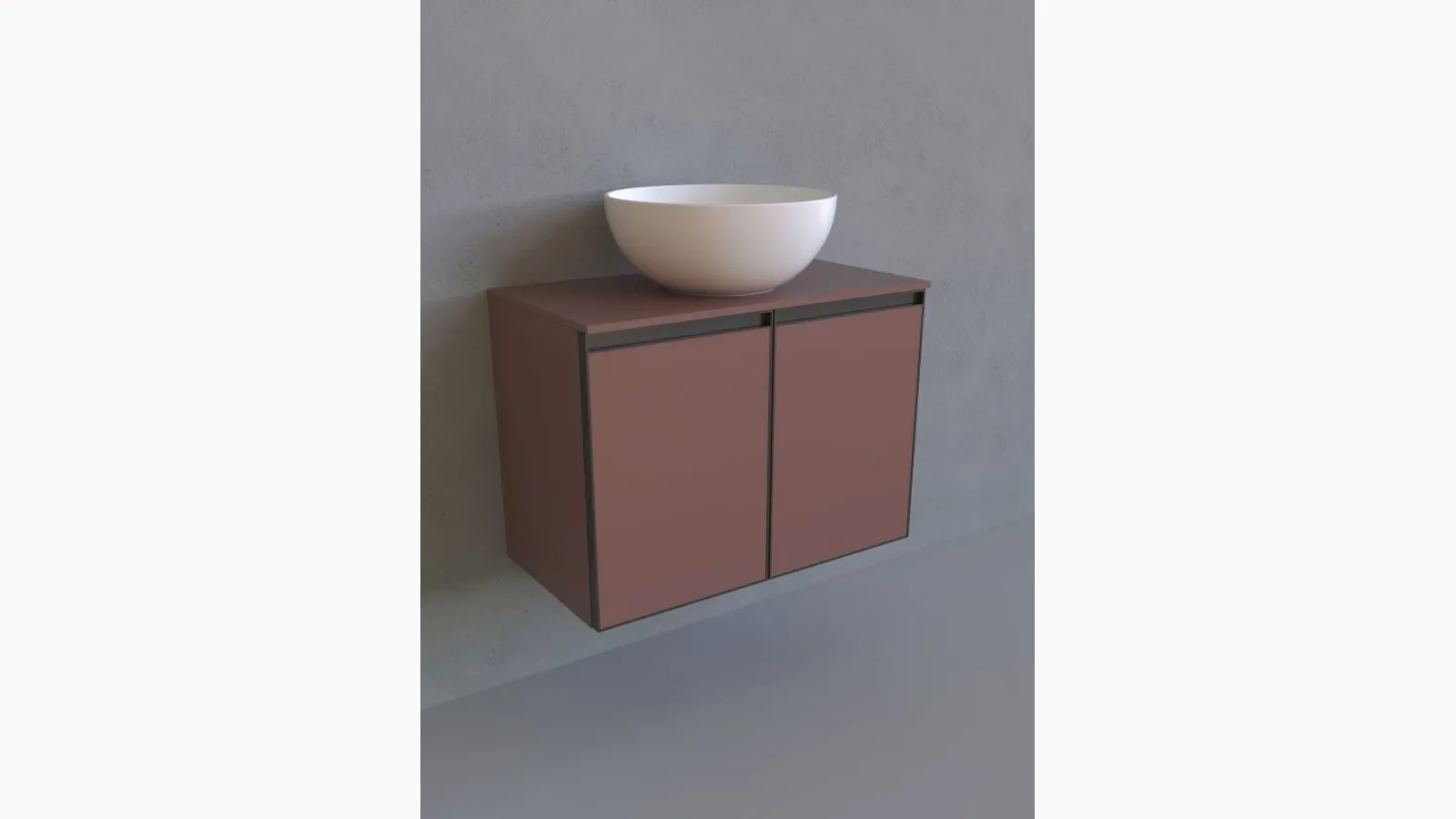 Mobile da Bagno sospeso Cubika 37 cm 70 di Flaminia