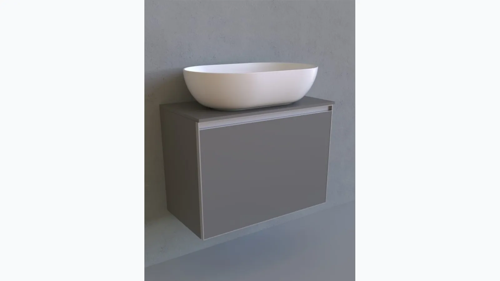 Mobile da Bagno sospeso Cubika 37 cm 70 di Flaminia