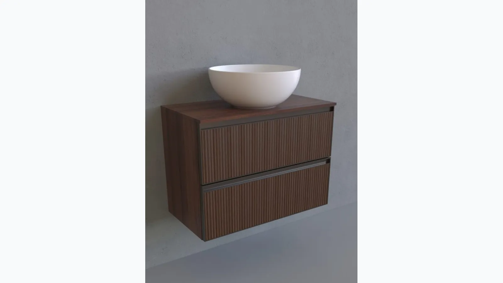 Mobile da Bagno sospeso Cubika 37 cm 70 di Flaminia