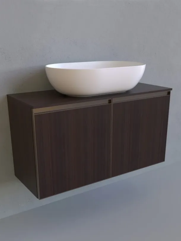 Mobile da Bagno Cubika 37 cm 95 sospeso di Flaminia