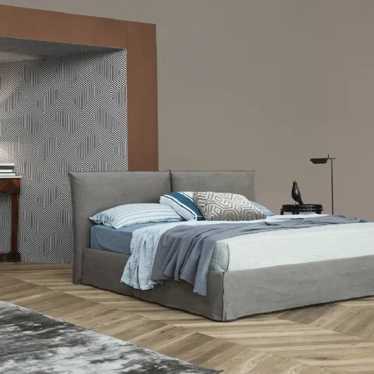 Letto in tessuto Lazy 015 di Flexteam