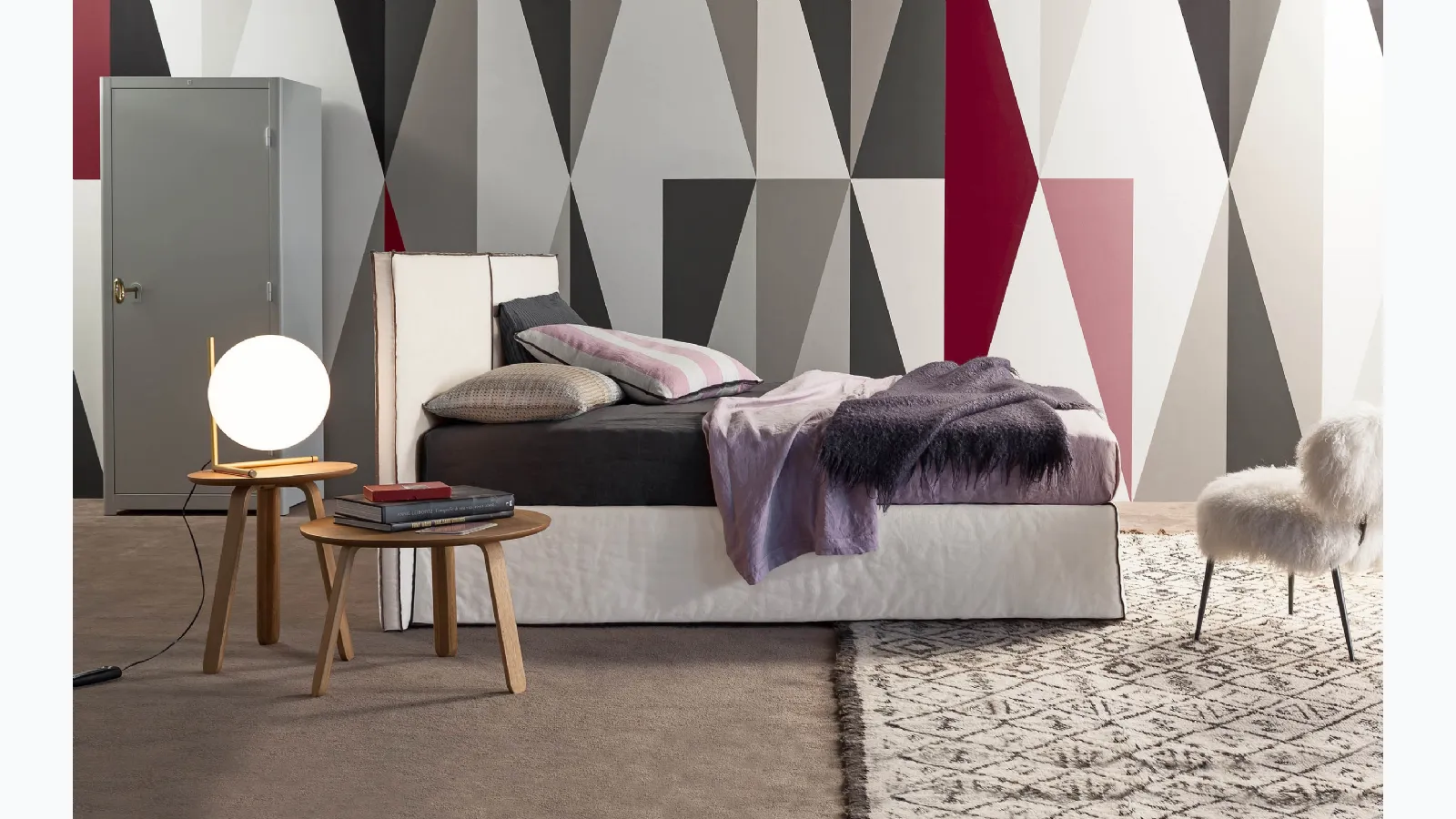 Letto matrimoniale Space di Flexteam