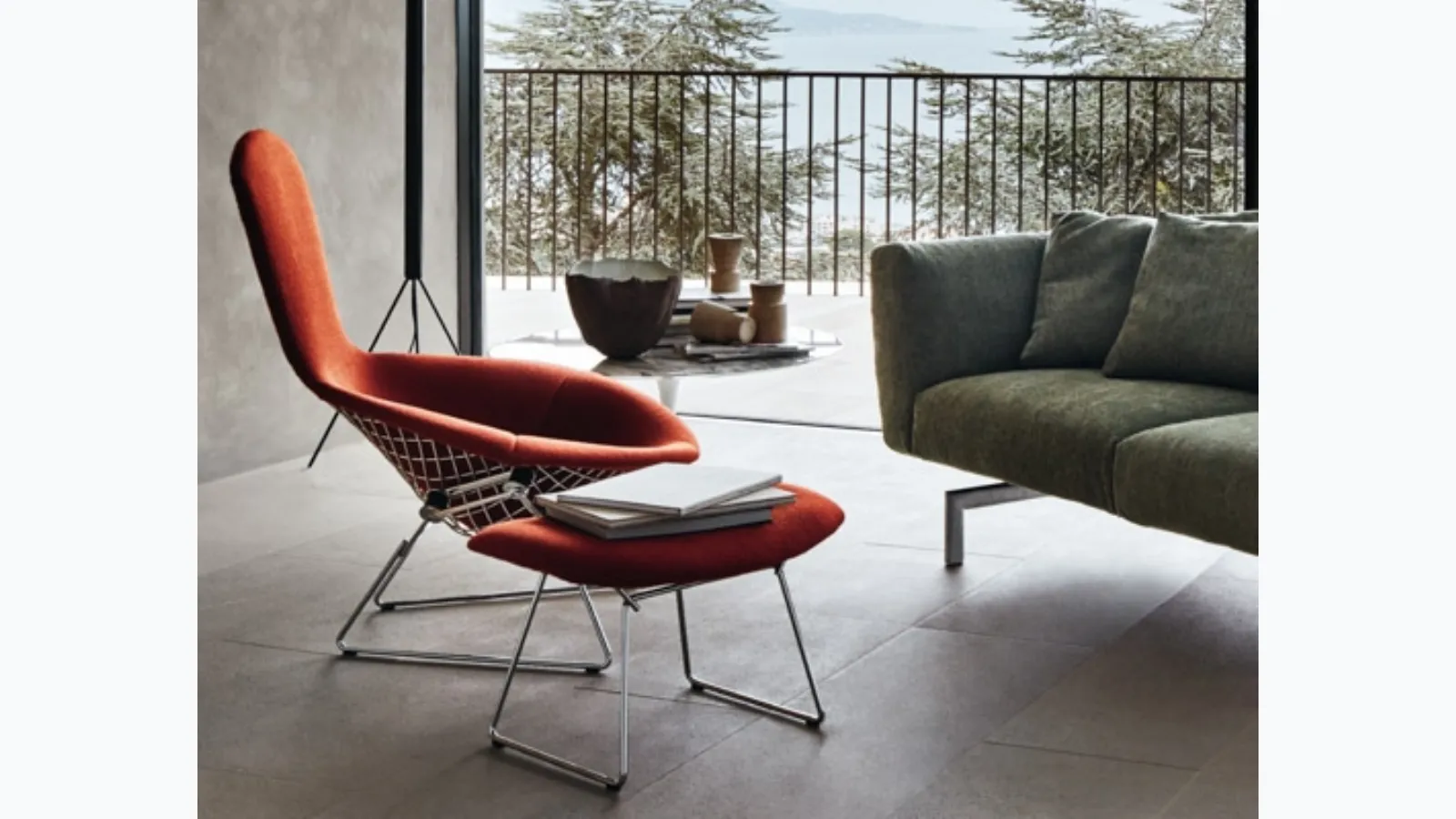 Poltroncina Bertoia Bird Chair di Knoll