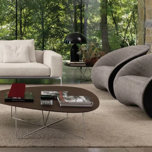 Poltroncina di design in tessuto Le Midì di Desirèe