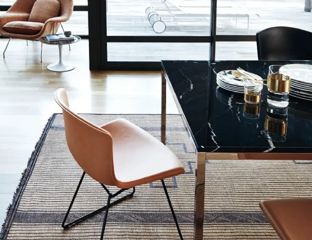 Sedia Bertoia Leather di Knoll