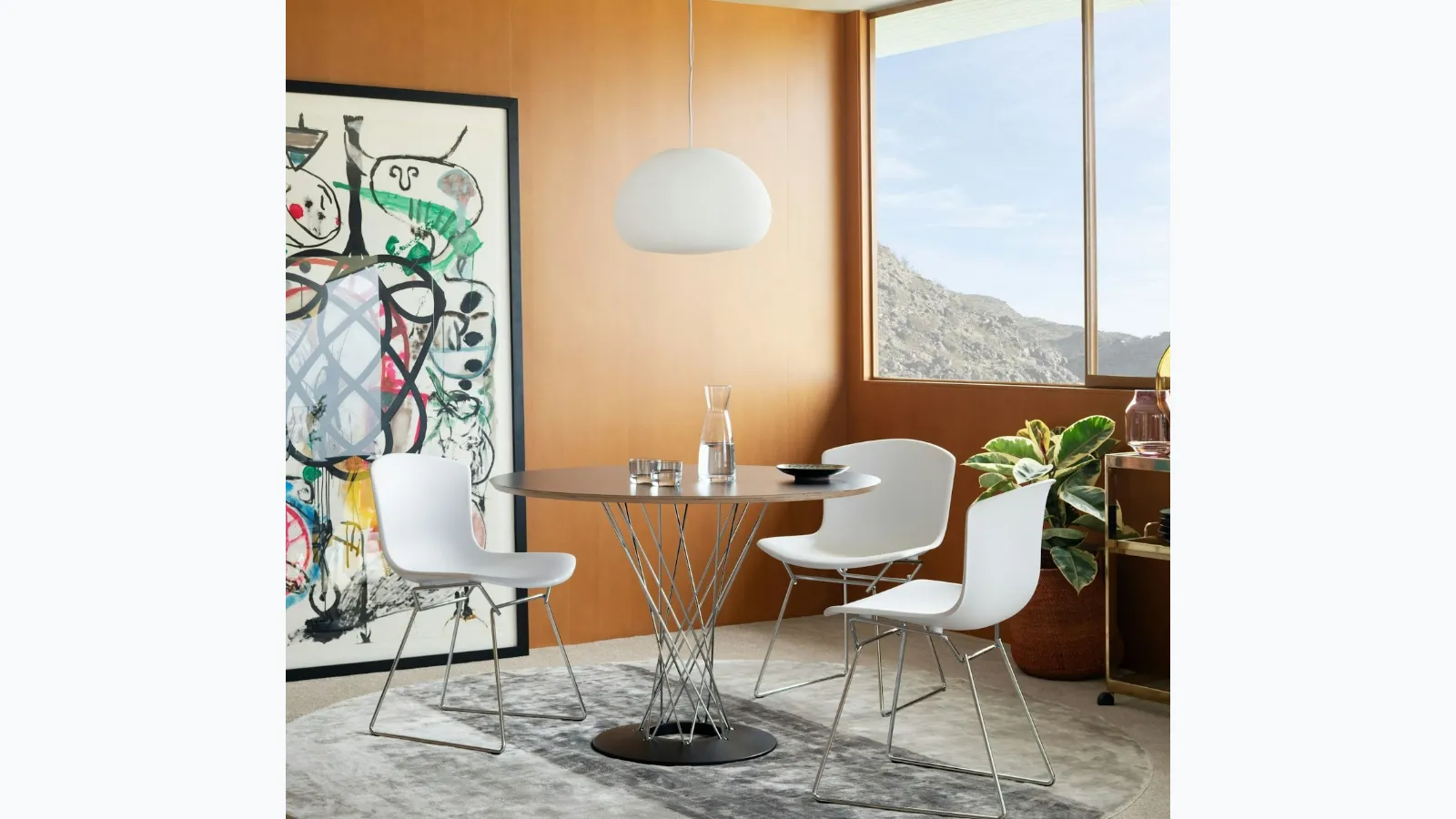 Sedia Bertoia Molded Shell Side Chair di Knoll