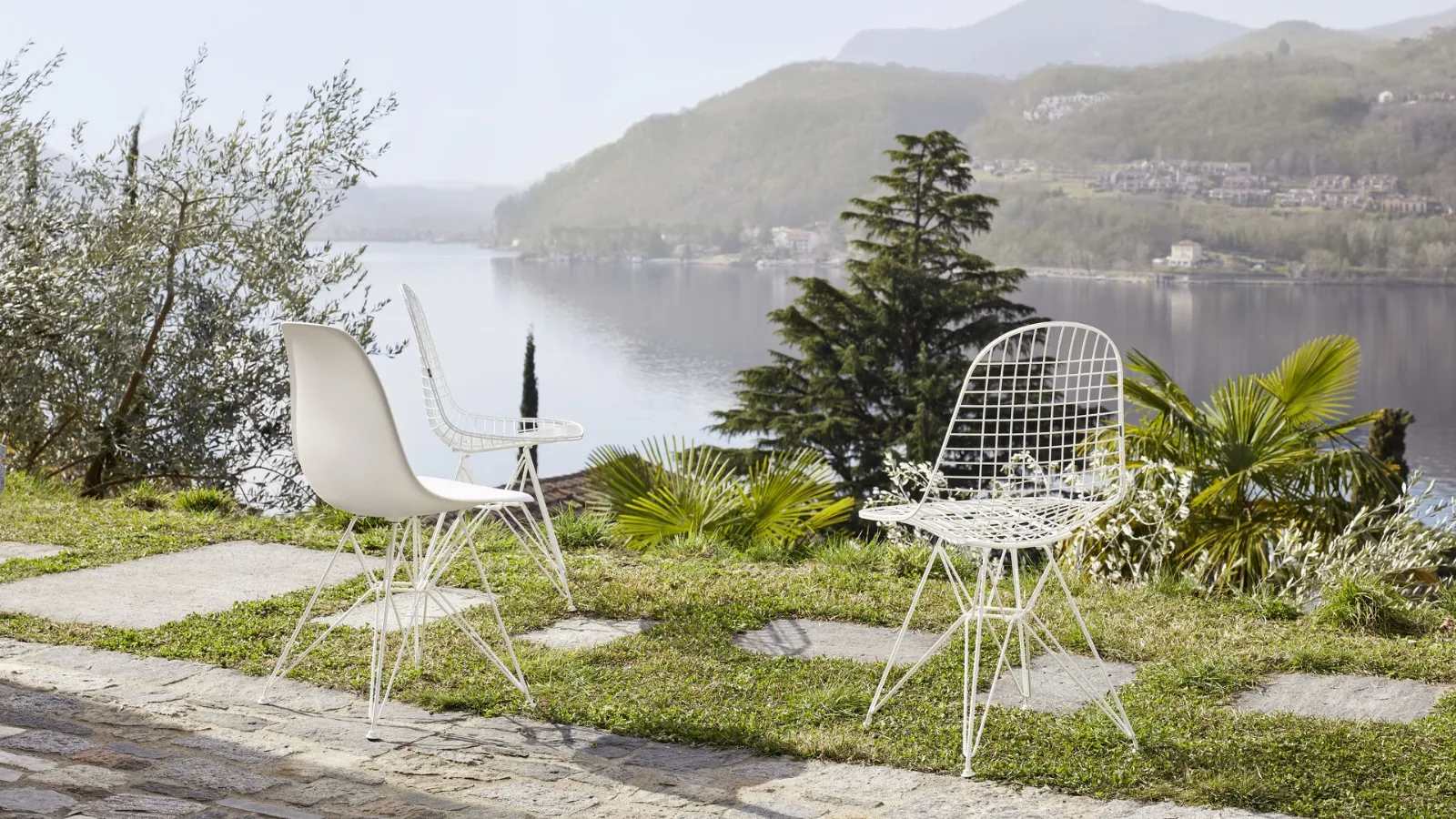 Sedia Wire Chair in metallo di Vitra