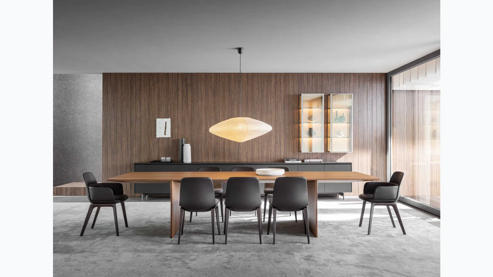 Tavolo Ava Table realizzato in Noce di Molteni & C