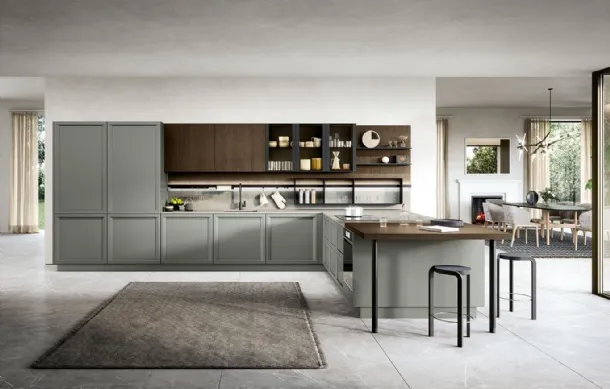 Cucina Classica con penisola Bellaria 04 di Forma Cucine