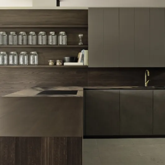 Cucina Design con penisola Viva 06 di Maistri