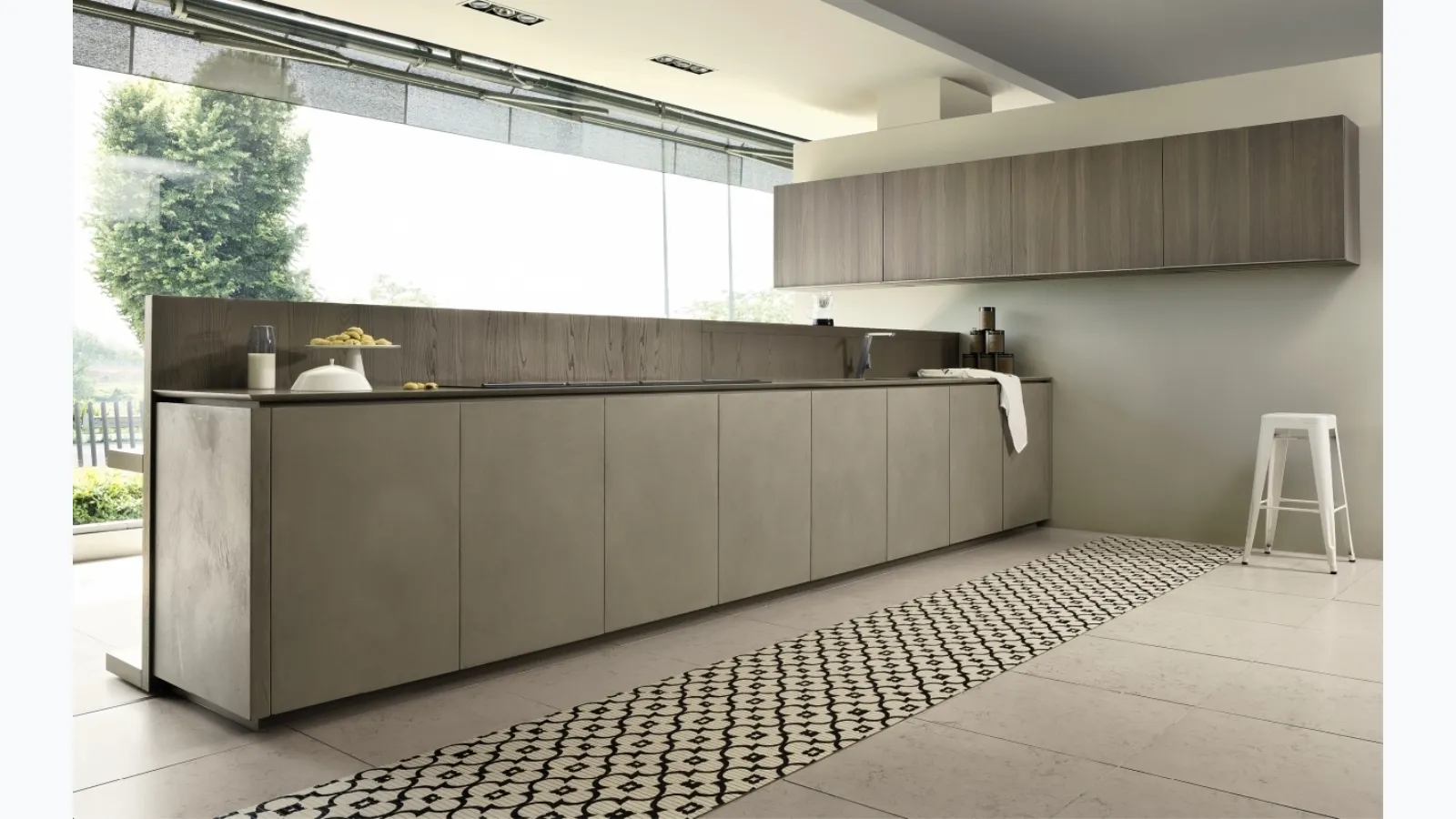 Cucina Design con penisola Viva 11 di Maistri