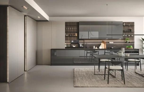 Cucina Moderna lineare Aria Tech 02 di Forma Cucine