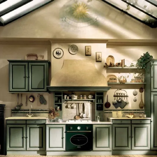 Cucina Shabby Chic lineare Granduca di Marchi