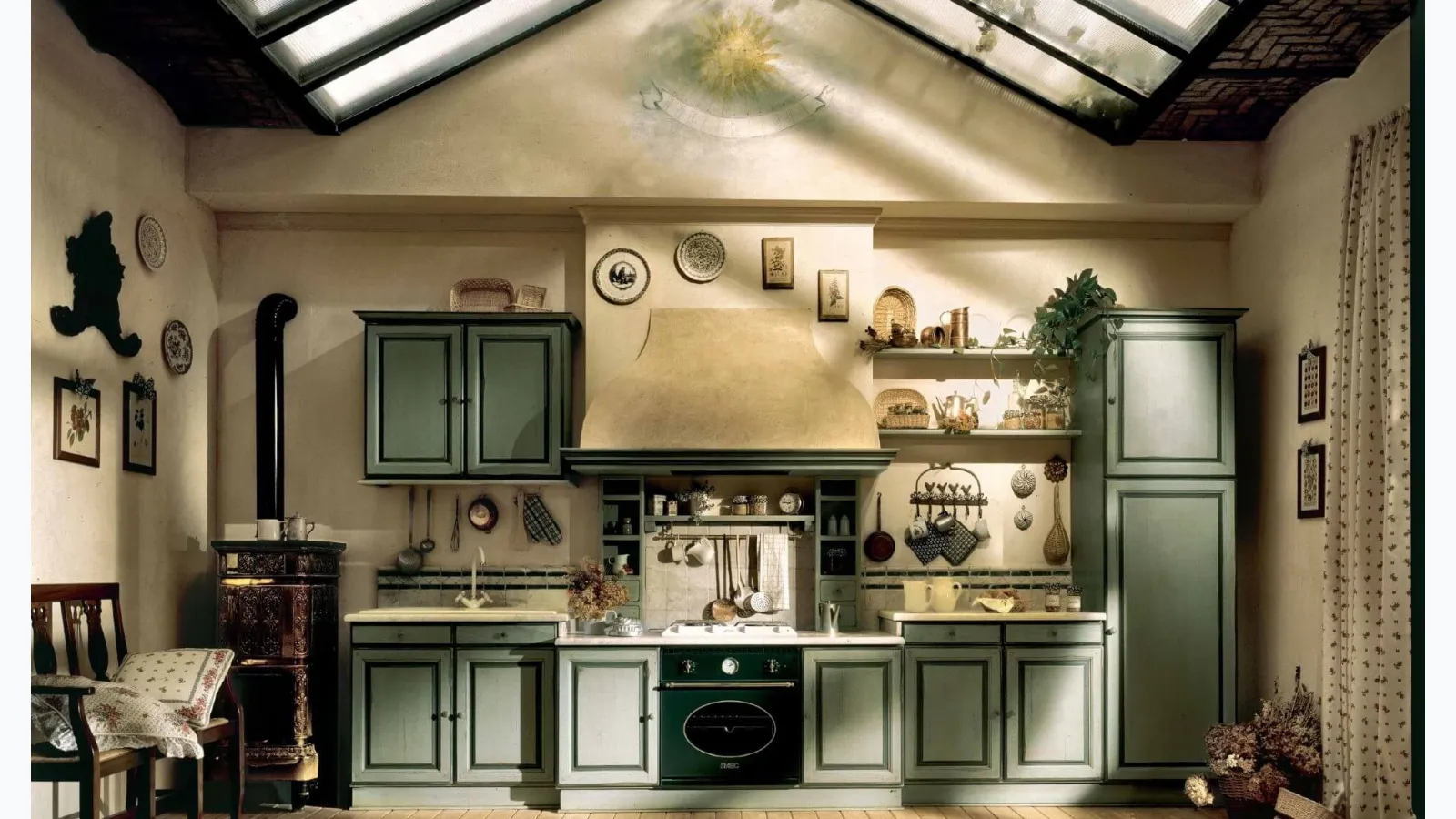 Cucina Shabby Chic lineare Granduca di Marchi