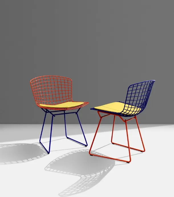 Sedia Bertoia Two Toned Side Chair di Knoll