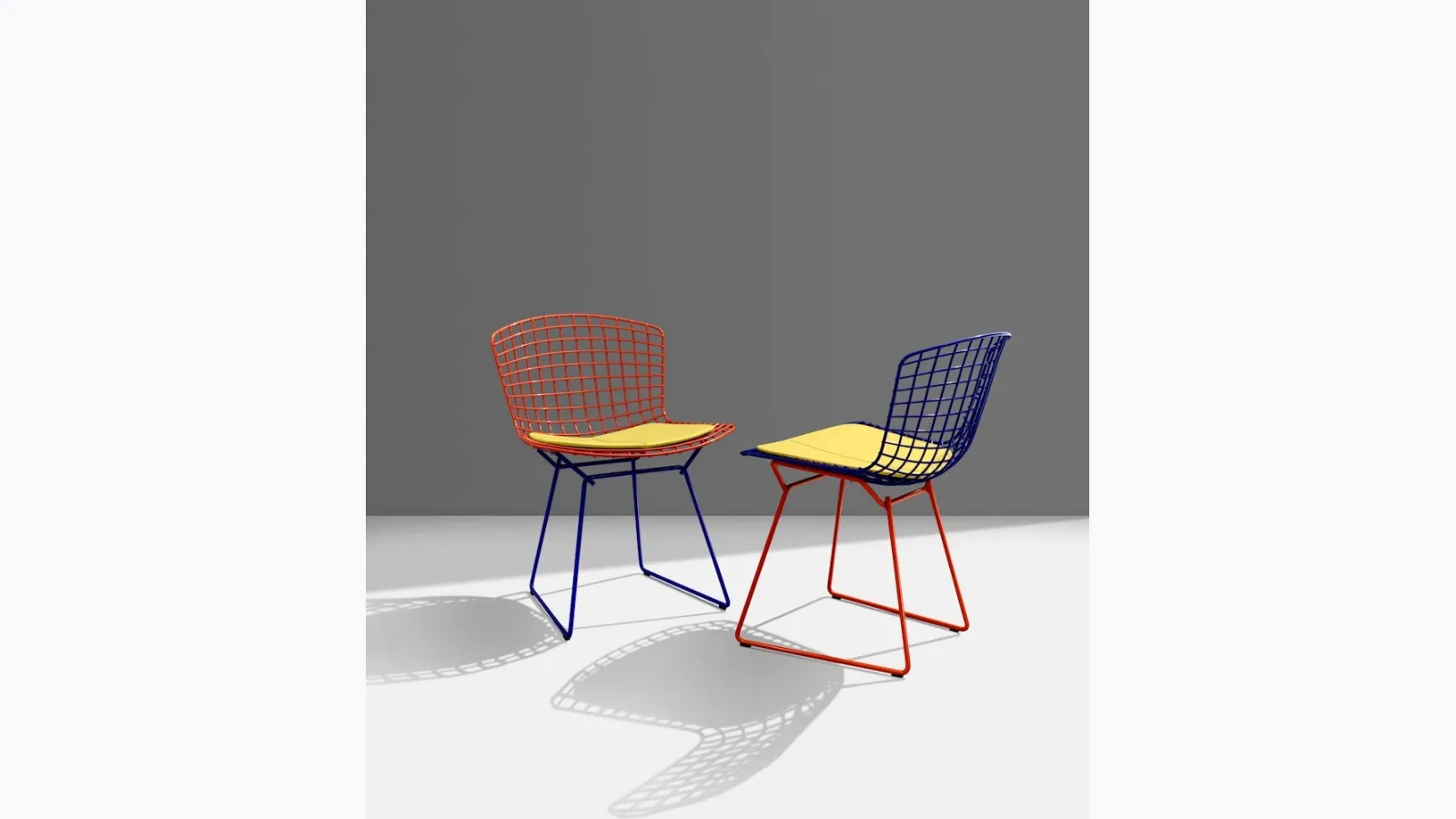 Sedia Bertoia Two Toned Side Chair di Knoll