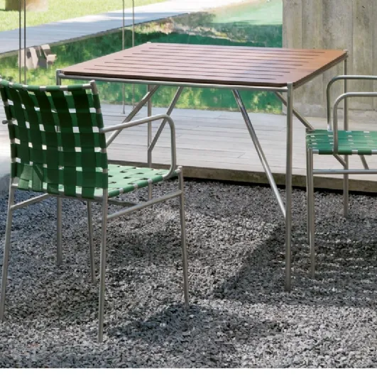 Sedia da giardino Tagliatelle Chair Outdoor di Alias