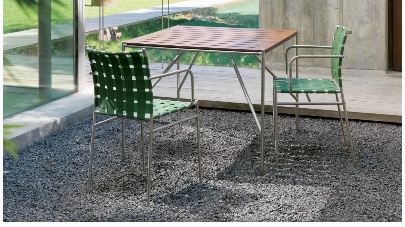 Sedia da giardino Tagliatelle Chair Outdoor di Alias