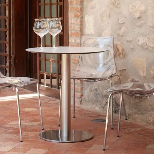 Tavolino Tiffany colonna tonda di Scab Design